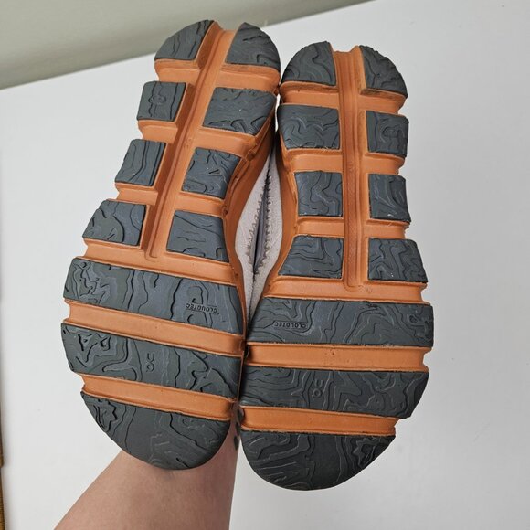 ON Running Cloudaway Sneaker Women's Sz 7.5 Grey Slip On Drawcord Shoe Cloud - Picture 11 of 13